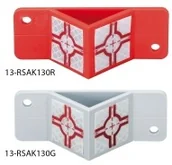 Sprzęt geodezyjny - GOECKE Tarcza celownicza dwupolowa czerwona(100x35mm) z folią dalmierczą 30 x 30mm(13-RSAK130R) 13-RSAK130R - miniaturka - grafika 1