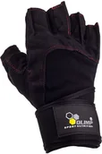 Rękawice do ćwiczeń - Olimp Nutrifarm Nutrifarm Rękawice treningowe Hardcore Raptor czarny roz XL NF/020#XL - miniaturka - grafika 1