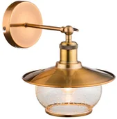 Lampy ścienne - Globo Lighting Kinkiet Nevis mosiądz 1x60W E27 - miniaturka - grafika 1