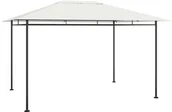 Altany ogrodowe - vidaXL Altana, 4x3x2,7 m, kremowa, 180 g/m - miniaturka - grafika 1