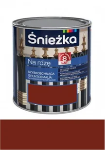 Śnieżka Gruntoemalia Na Rdzę czerwona tlenkowa RAL 3009 połysk 650ml 043317 - Farby i impregnaty do drewna Śnieżka Gruntoemalia Na Rdzę czerwona tlenkowa RAL 3009 połysk 650ml 043317 - Farby i impregnaty do drewna - miniaturka - grafika 1