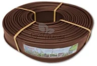 Pozostałe ozdoby ogrodowe - Bradas Obrzeże ogrodowe trawnikowe proste brązowe 12,5cm x 18m OBKB18125 - miniaturka - grafika 1