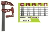 PIHER Ścisk F-50cm MAXIPRESS 10723 - Imadła i ściski - miniaturka - grafika 3