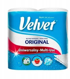 Velvet Care Ręcznik papierowy VELVET Czysta biel, 2 rolki - Ręczniki papierowe Velvet Care Ręcznik papierowy VELVET Czysta biel, 2 rolki - Ręczniki papierowe - miniaturka - grafika 4