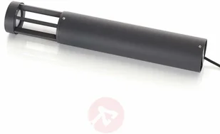 Lampenwelt com Słupek ogrodowy LED Jordis, ciemnoszary - Lampy ogrodowe - miniaturka - grafika 4