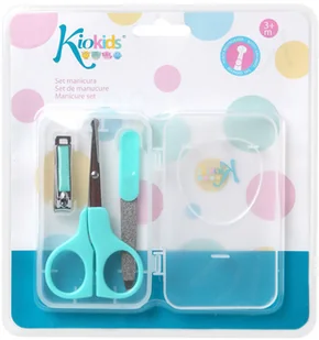 Kiokids Kiokids Zestaw do manicure turkusowy - Szczoteczki do zębów dla dzieci - miniaturka - grafika 2