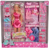 Lalki dla dziewczynek - Simba Lalka "Steffi - Mega Fashion" - 3+ - miniaturka - grafika 1