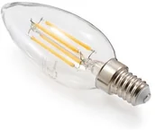 Żarówki LED - Superled ŻARÓWKA LED FILAMENT E14 4W ŚWIECZKA - BIAŁY CIEPŁY ZL1415 - miniaturka - grafika 1