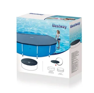 Bestway Pokrywa Na Basen Stelażowy 15FT/457cm 58038 - Akcesoria do basenów - miniaturka - grafika 2