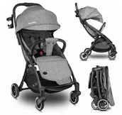 Wózki dziecięce - Lionelo JULIE ONE kolor SZARY - miniaturka - grafika 1