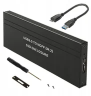 Adaptery i przejściówki - Obudowa dysku Ssd M.2 Sata Ngff Usb 3.0 aluminiowa - miniaturka - grafika 1