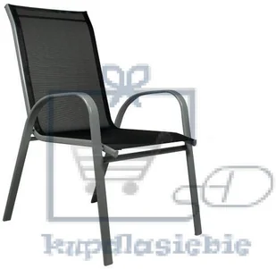 Garthen Zestaw mebli ogrodowych GARTHEN 5 częściowy antracyt - Meble ogrodowe - miniaturka - grafika 2