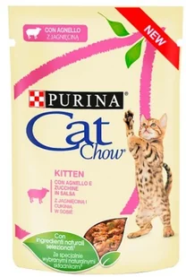 Purina Cat Chow Kitten Jagnięcina saszetka 85g - Mokra karma dla kotów - miniaturka - grafika 4