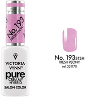 Lakiery hybrydowe - Victoria Vynn Lakier hybrydowy VICTORIA VYNN PURE CREMY HYBRID 193 Fresh Peony 8 ml - BLOSSOM CHIC 331170 - miniaturka - grafika 1