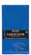 Obrusy i serwetki - Amscan International obrus, tworzywo sztuczne, prostokątne, niebieski 77015.104999999996 - miniaturka - grafika 1