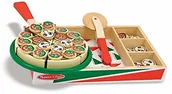 Formy do ciast - Melissa & Doug 10167  Pizza z drewna - miniaturka - grafika 1