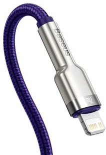 Baseus Kabel Baseus Cafule Metal USB-C do Lightning 20W 2m, fioletowy 6953156202122 - Kable komputerowe i do monitorów - miniaturka - grafika 9