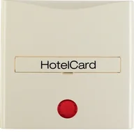 Wyłączniki światła i elektryczne - Berker Kwadrat kremowy łącznik na kartę hotelową B_16408982 - miniaturka - grafika 1