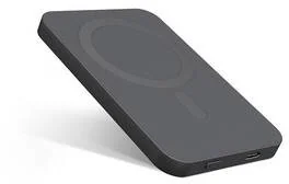 EPICO powerbank 5000mAh Alluminium Magnetic Wirelles Powerbank 9915111900070 szary - Powerbanki - miniaturka - grafika 2