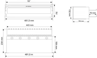 PULSAR OBUDOWA A19-TS-35/OB-3U/160 RACK 19 3U - Akcesoria do monitoringu - miniaturka - grafika 8