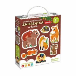 Bright Junior Media Puzzle Progresywne Zwierzątka w lesie 2+ - Media - Puzzle - miniaturka - grafika 2