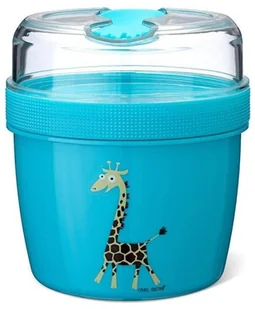 Carl Oscar Temp Lunch Jar Carl Oscar -  N'ice Cup l Pojemnik Śniadaniowy z Wkładem Chłodzący  Turquoise  -  Giraffe - Lunch boxy - miniaturka - grafika 2