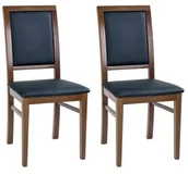 Krzesła - Lectus Komplet krzeseł Turyn, czarny, 2 szt. - miniaturka - grafika 1