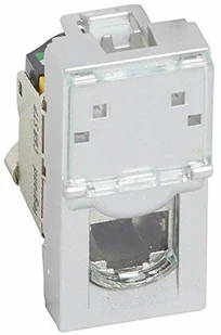 Legrand 079473 MOSAIC 1 moduł RJ45 KAT6A STP ALU - Gniazdka elektryczne - miniaturka - grafika 3