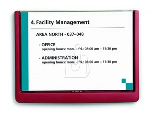 Durable Tabliczka informacyjna Click Sign Durable 210mm x 148,5mm grafitowa 486637 - Numery na dom - miniaturka - grafika 3