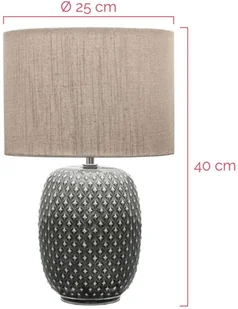 PAULEEN Pauleen Pretty Classy lampa stołowa ceramiczna - Lampy stojące - miniaturka - grafika 3