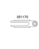Sprzęt geodezyjny - Nedo Widełki śruby sercowej statywu 51170 - miniaturka - grafika 1