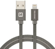 Kable USB - SWISSTEN Kabel USB Lightning SWISSTEN 2 m Szary 71523302 - miniaturka - grafika 1