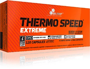 Olimp Thermo Speed Extreme Mega Caps 120 kap. - Spalacze tłuszczu - miniaturka - grafika 3