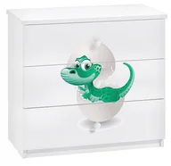 Komody - Komoda dziecięca z szufladami dino W0-W27 - miniaturka - grafika 1