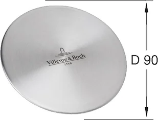 Villeroy & Boch Cap Cover pokrywa odpływu zlewozmywaków Villeroy Boch 962415LC 962415LC - Akcesoria do armatury i ceramiki - miniaturka - grafika 3