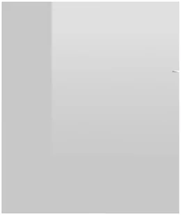 vidaXL vidaXL Zestaw mebli łazienkowych, wysoki połysk, biały, płyta wiórowa - Meble łazienkowe - miniaturka - grafika 17
