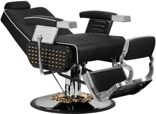 GABBIANO fotel barberski livio czarny P136677 - Fotele fryzjerskie - miniaturka - grafika 7