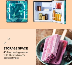 Lodówka Klarstein CoolArt HEA20-Forest-46 - Lodówki - miniaturka - grafika 3