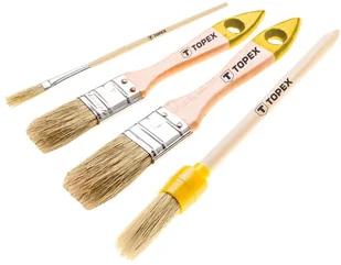 Topex Zestaw pędzli 4szt. 20B817 - Pędzle i wałki - miniaturka - grafika 2