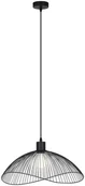 Lampy sufitowe - Rabalux Industrialna LAMPA wisząca IDUNA 4347 druciana OPRAWA zwis kapelusz czarny 4347 - miniaturka - grafika 1