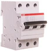 Bezpieczniki elektryczne - ABB Wyłącznik nadprądowy 3P B 25A 6kA AC S203-B25 2CDS253001R0255 - miniaturka - grafika 1