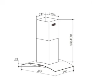 Klarstein Colette 90 Inox (CGCH5-Colette) - Okapy kuchenne - miniaturka - grafika 10