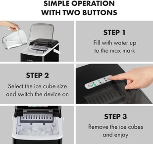 Klarstein ICE11-ArcticPorter-B - Kostkarki do lodu - miniaturka - grafika 8