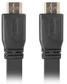 Lanberg Kabel Lanberg Lanberg Kabel HDMI M/M V2.0 5M Czarny Płaski (CA-HDMI-21CU-0050-BK) - Kable - miniaturka - grafika 3