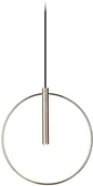 Lampy sufitowe - Amplex LAMPA wisząca FARO 0553 okrągła OPRAWA metalowy ZWIS pierścień ring złoty 0553 - miniaturka - grafika 1