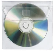 Pudełka i akcesoria na płyty CD - VELOFLEX Veloflex 2259000 CD-pokrowce do starszych artykuł wysyłany na 1 CD, samoprzylepna, opakowanie  sztuk 2259000 - miniaturka - grafika 1
