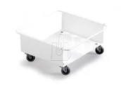 Kosze na śmieci - Durable Wózek Trolley na pojemnik na śmieci Durabin 90 biały 1801668010 - miniaturka - grafika 1