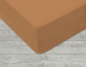 Prześcieradła - Darymex Prześcieradło z Jersey beżowe 90/100x200 cm 5907761018822 - miniaturka - grafika 1