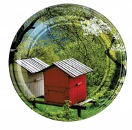 Akcesoria do hodowli zwierząt - Nakrętki na słoiki z miodem (50szt) - wzór ND36 - miniaturka - grafika 1