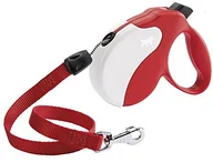 Smycze dla psów - Ferplast Lina ferplast Roll Amigo z wymiennym Cover Long, Cord, czerwono-biały - miniaturka - grafika 1